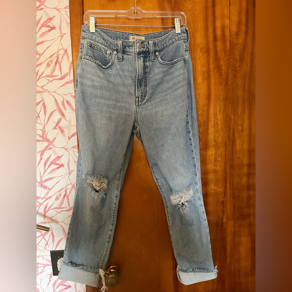 Madewell perfect vintage Jean distressed